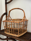 Rattan Wine Bottle Caddy