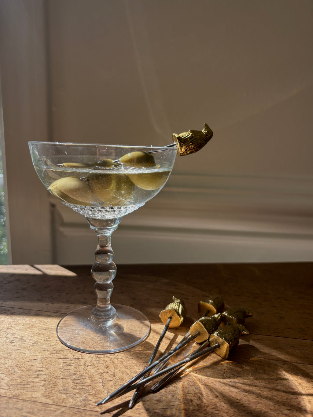 Set of 6 Penguin Cocktail Skewers