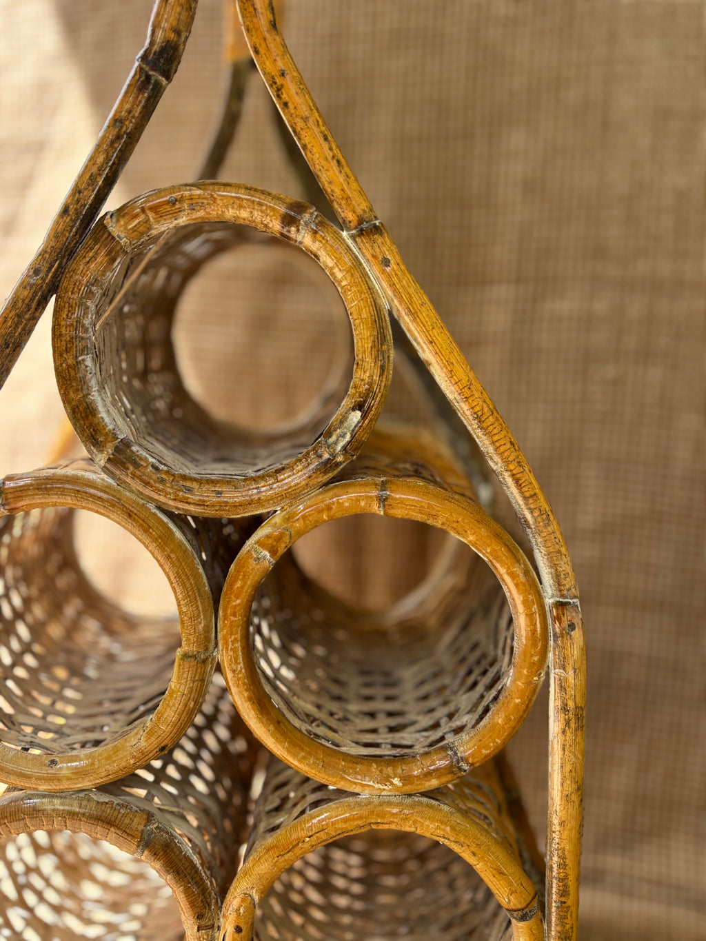 Rattan Wine Rack