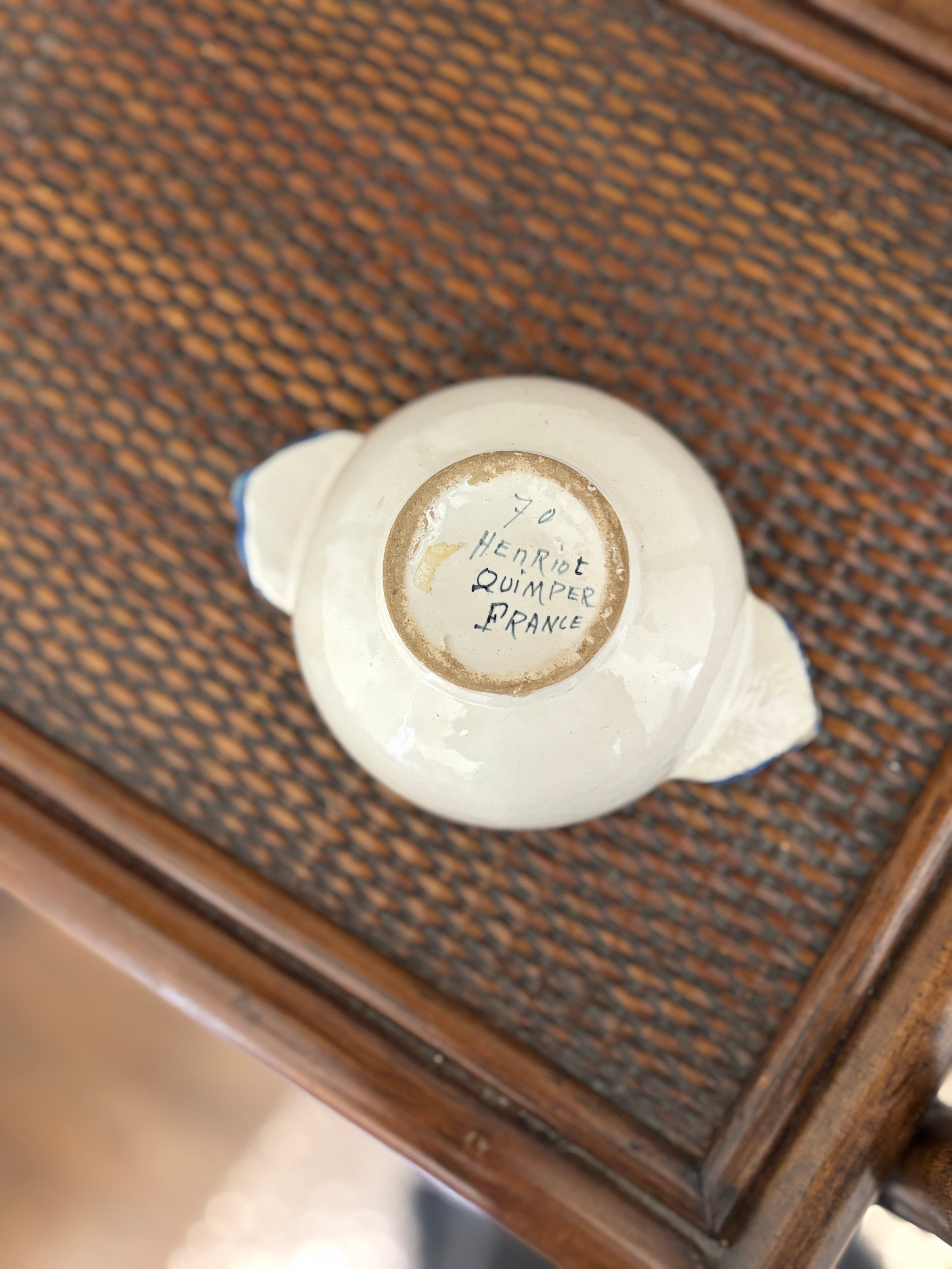 Antique Quimper Fïanece