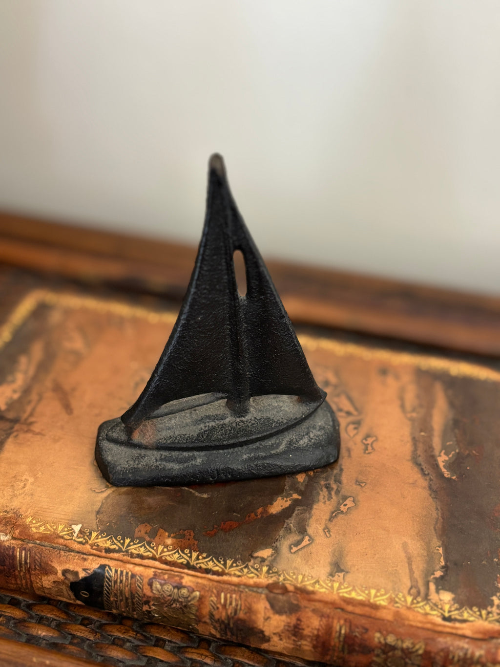 Cast Iron Sailboat