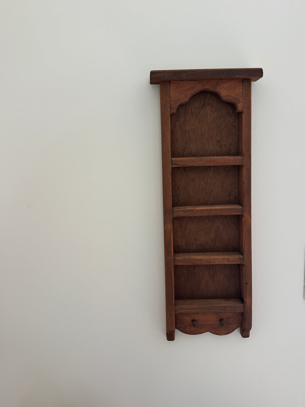 Wooden Trinket Shelf
