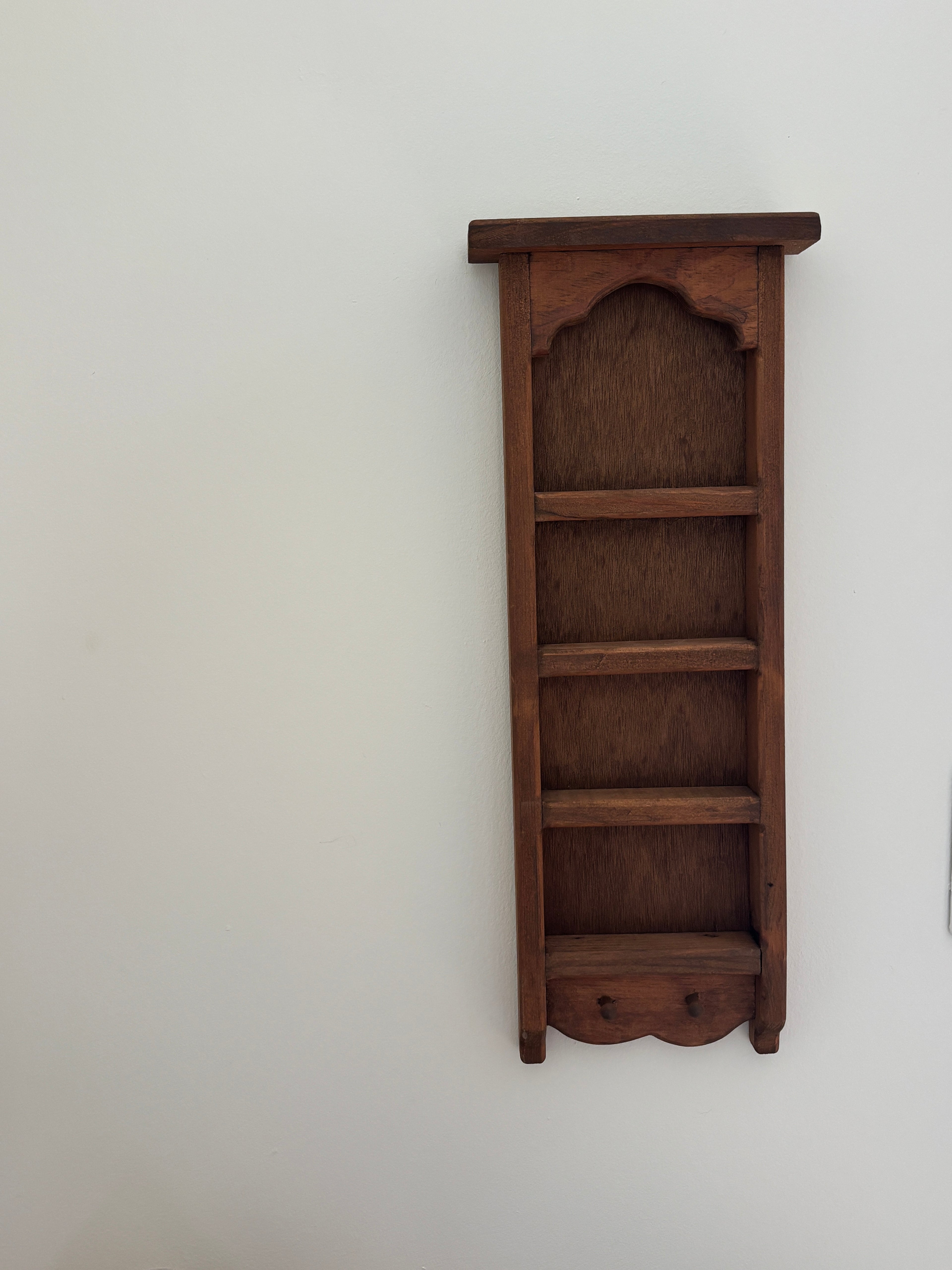 Wooden Trinket Shelf