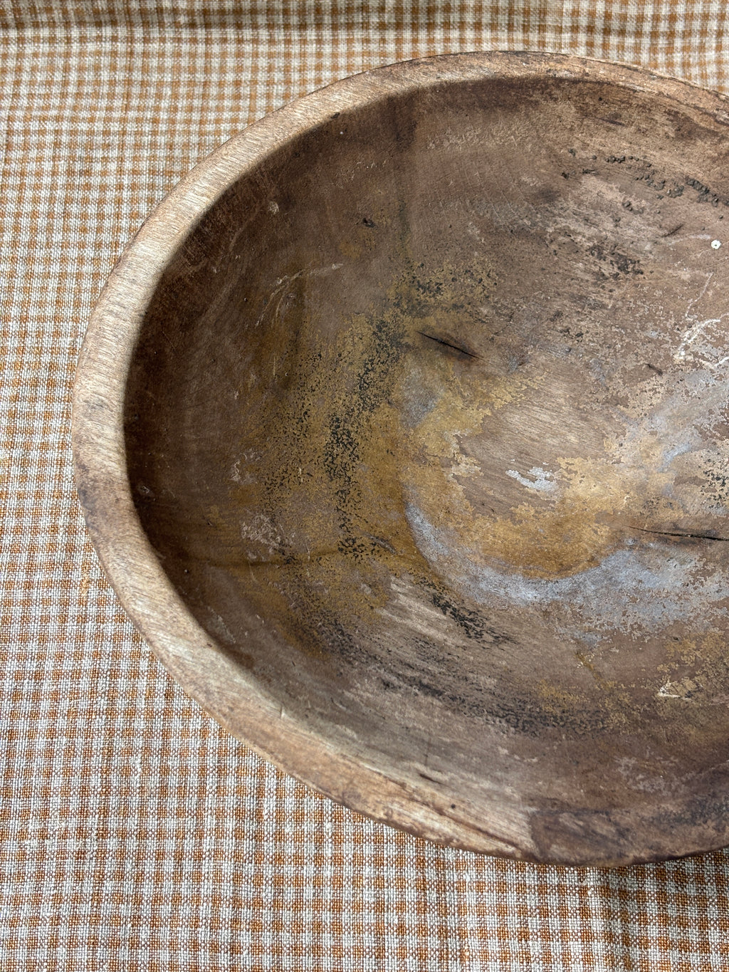 Wooden Footed Bowl