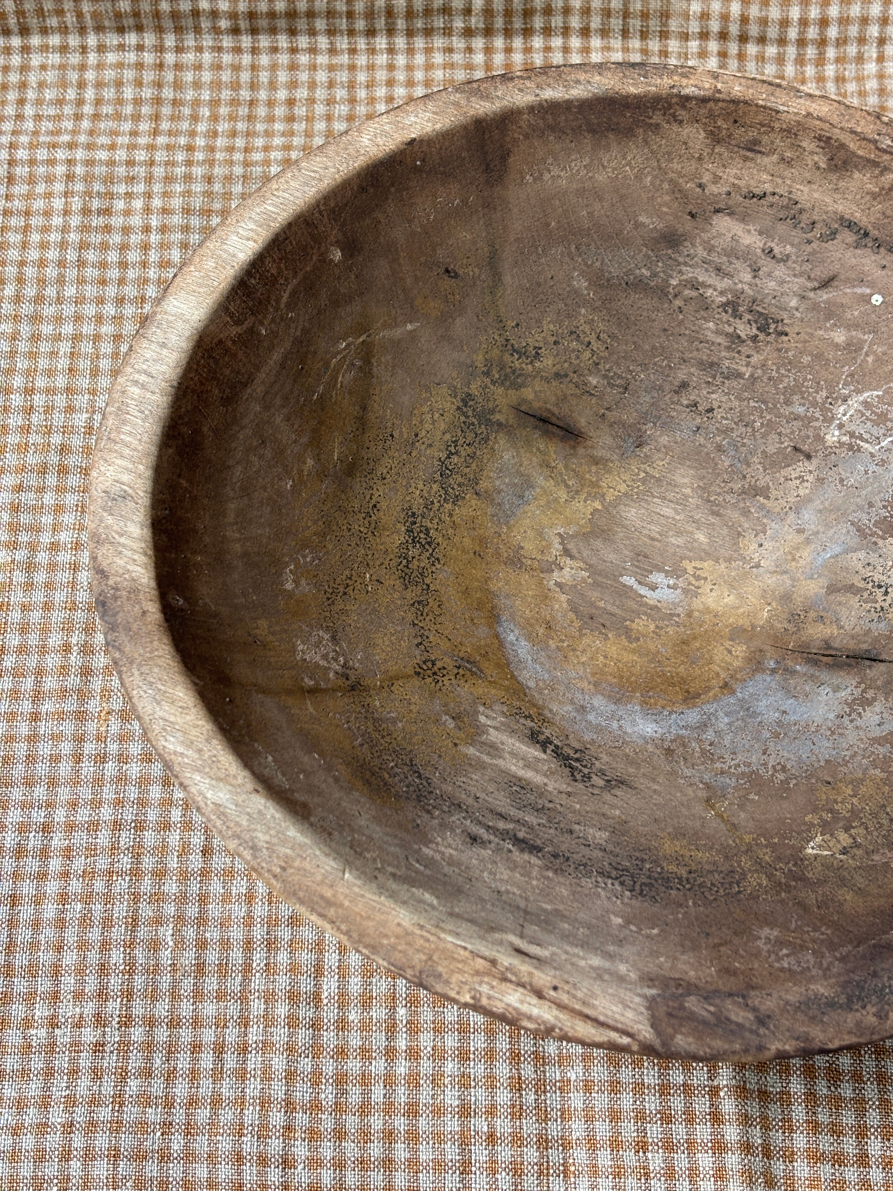 Wooden Footed Bowl
