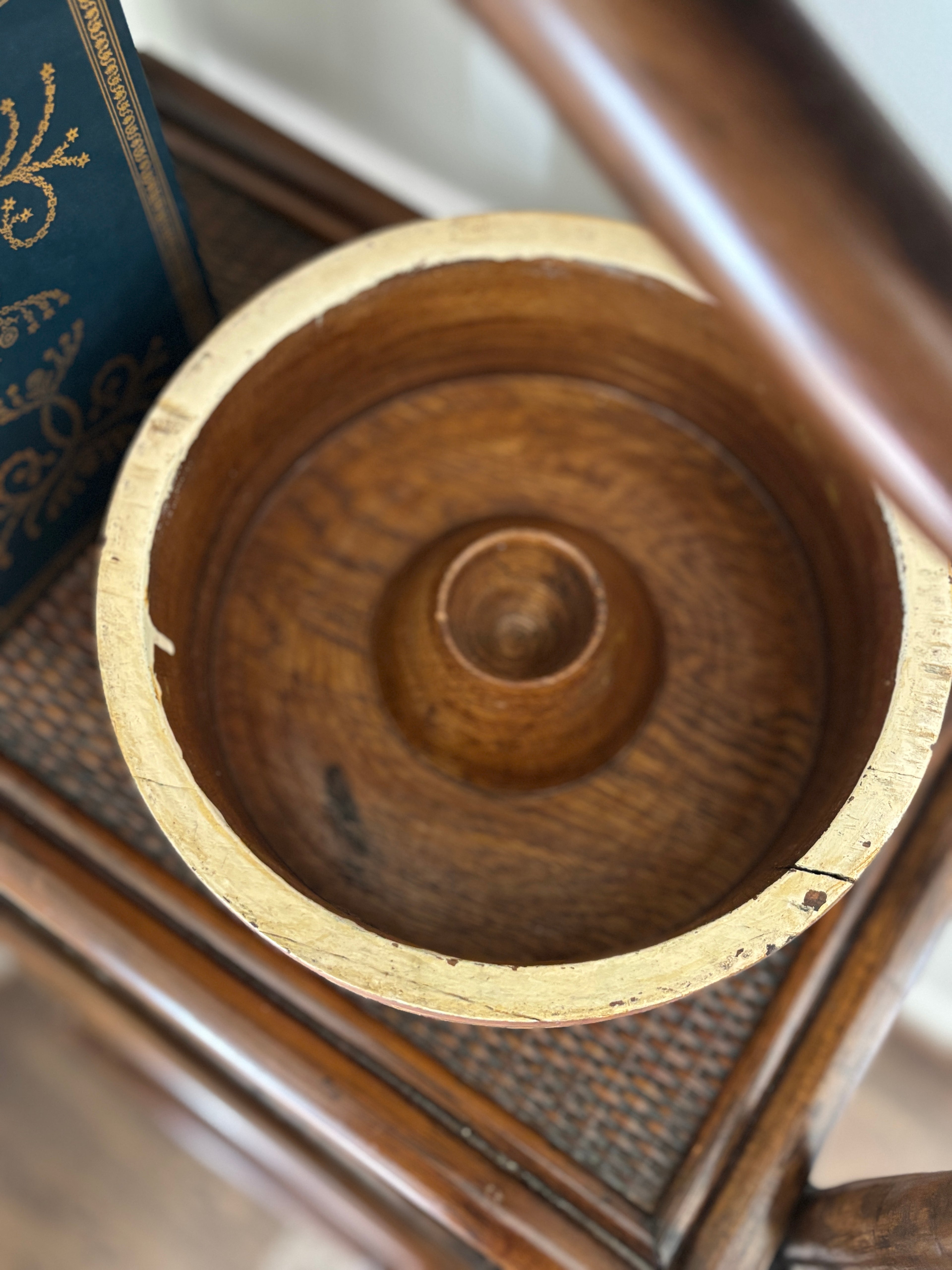 Mid-19th Century Folk-Painted Wooden Box