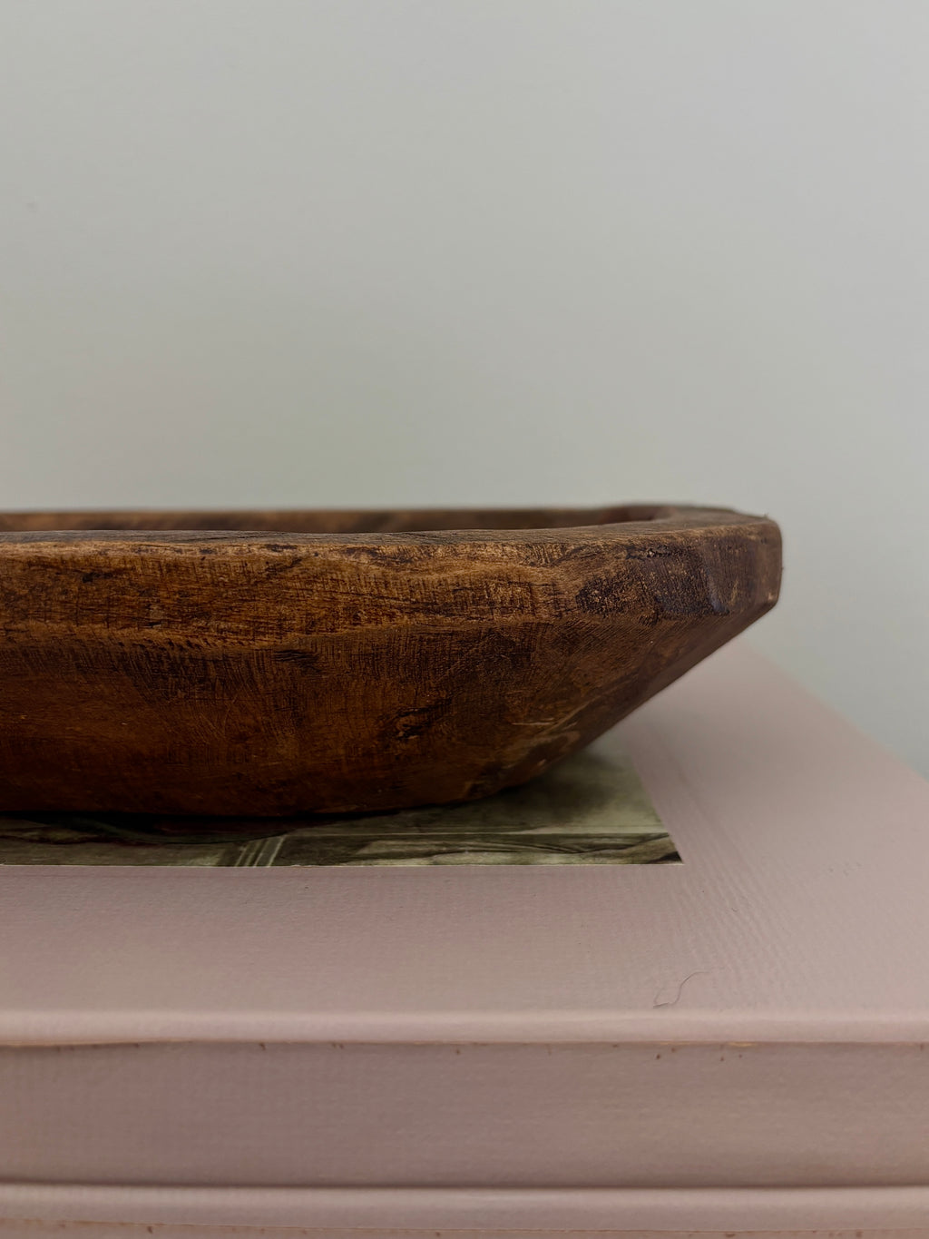 Primitive Wooden Dough Bowl
