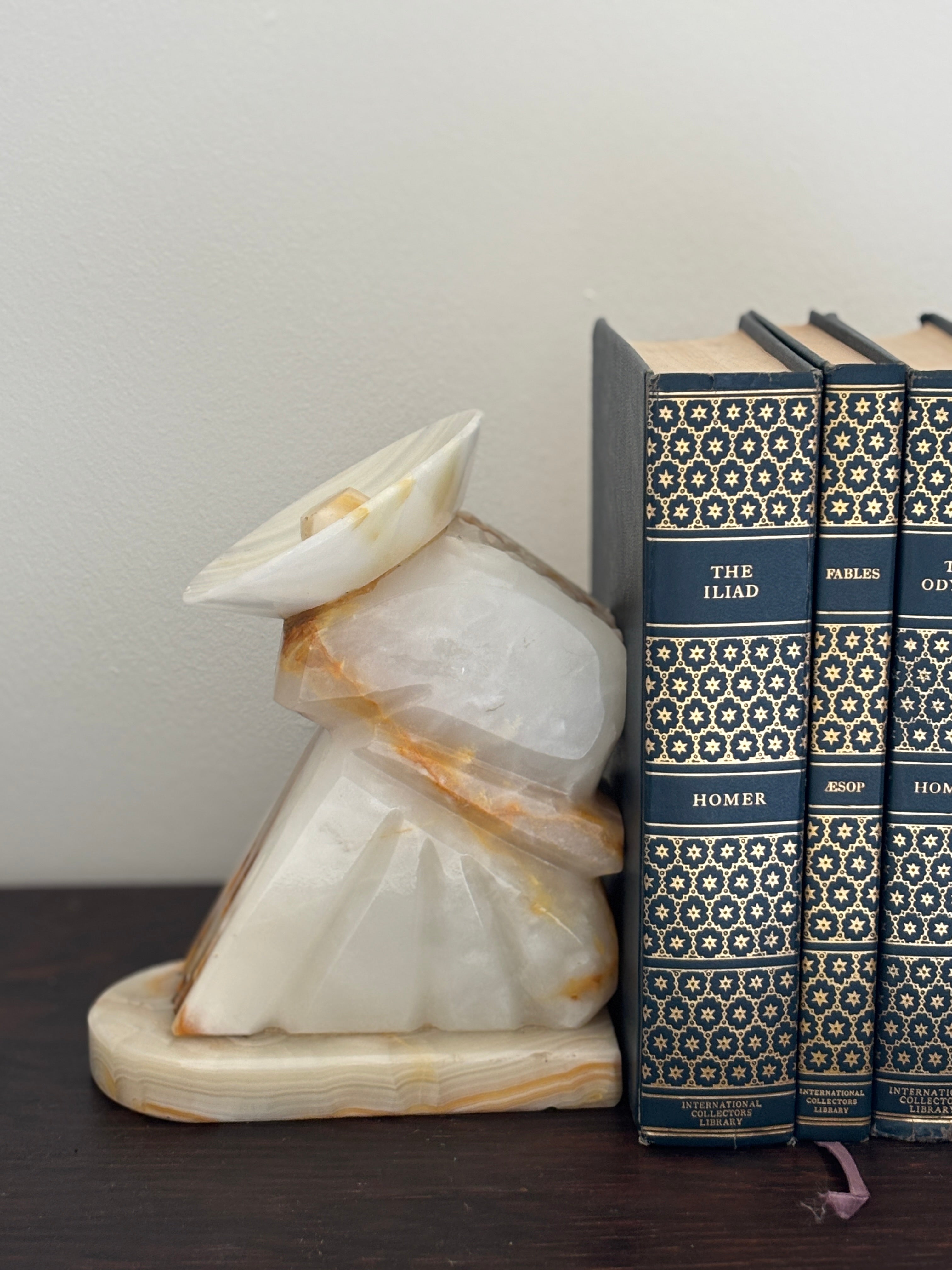 Mexican Onyx Book Ends