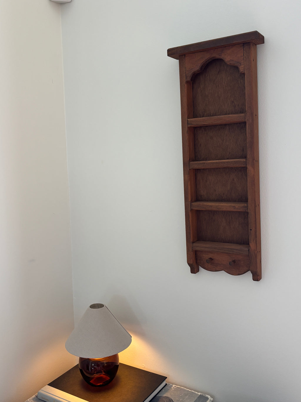 Wooden Trinket Shelf