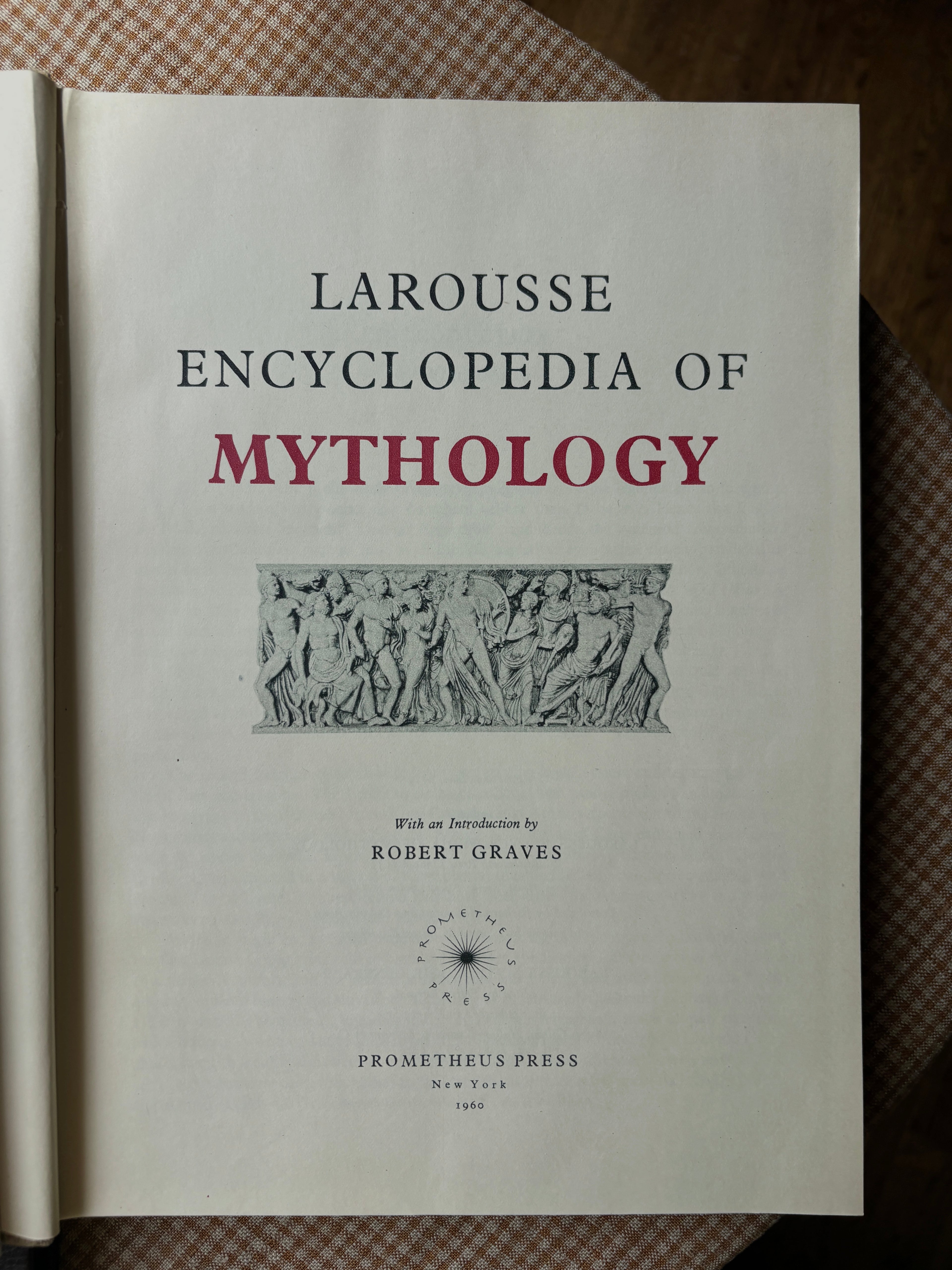 1960 Mythology Coffee Table Book