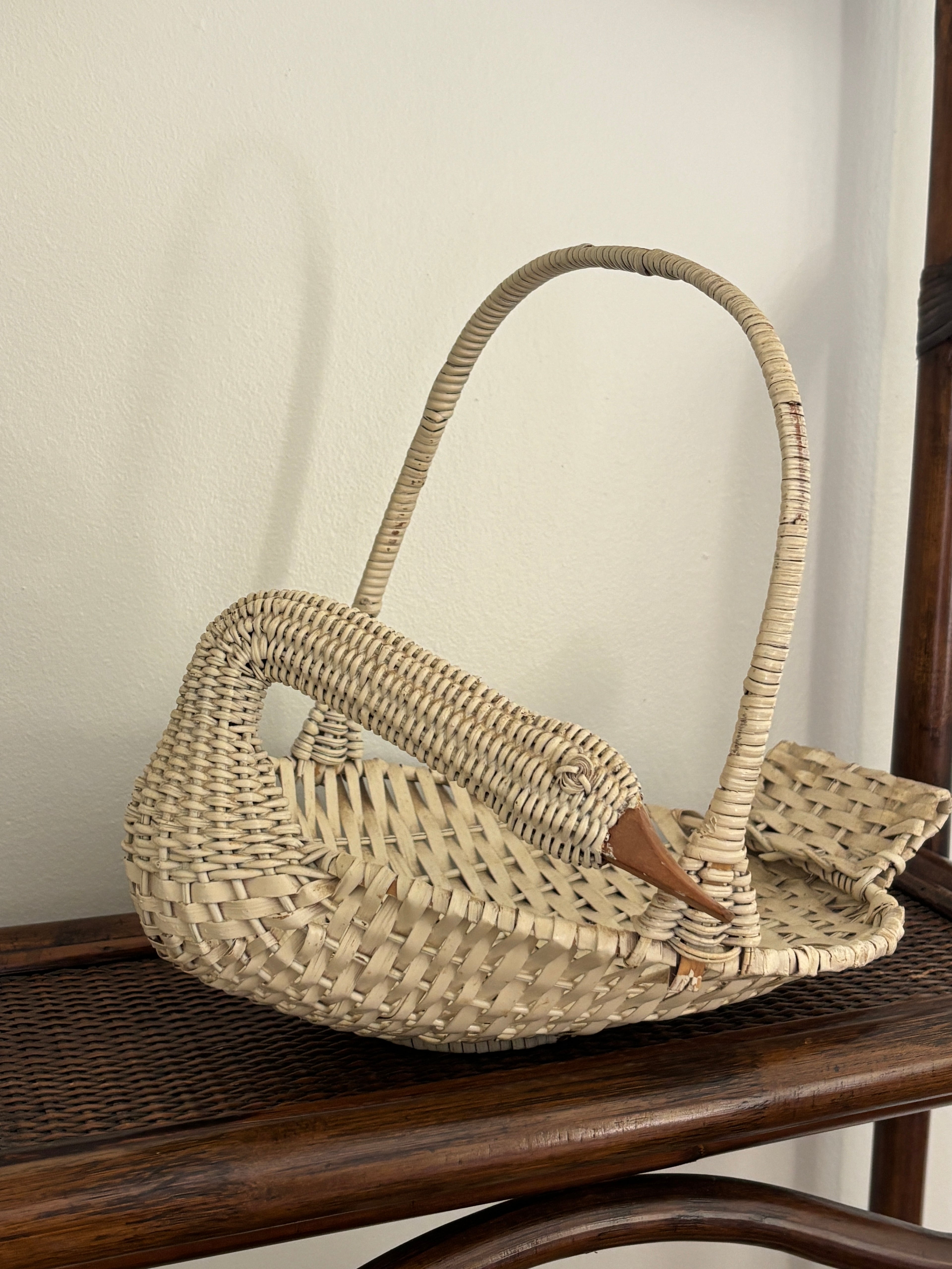 Duck Shaped Basket with Handle