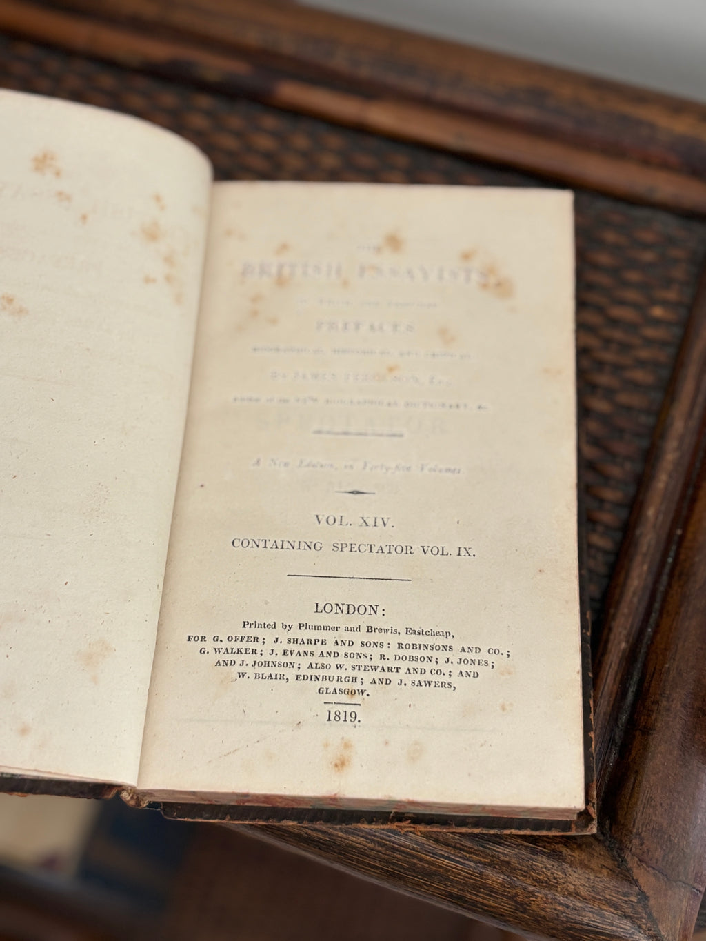 Antique Marbled Book