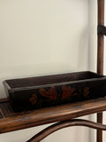 Antique Hand-Painted Wooden Tray