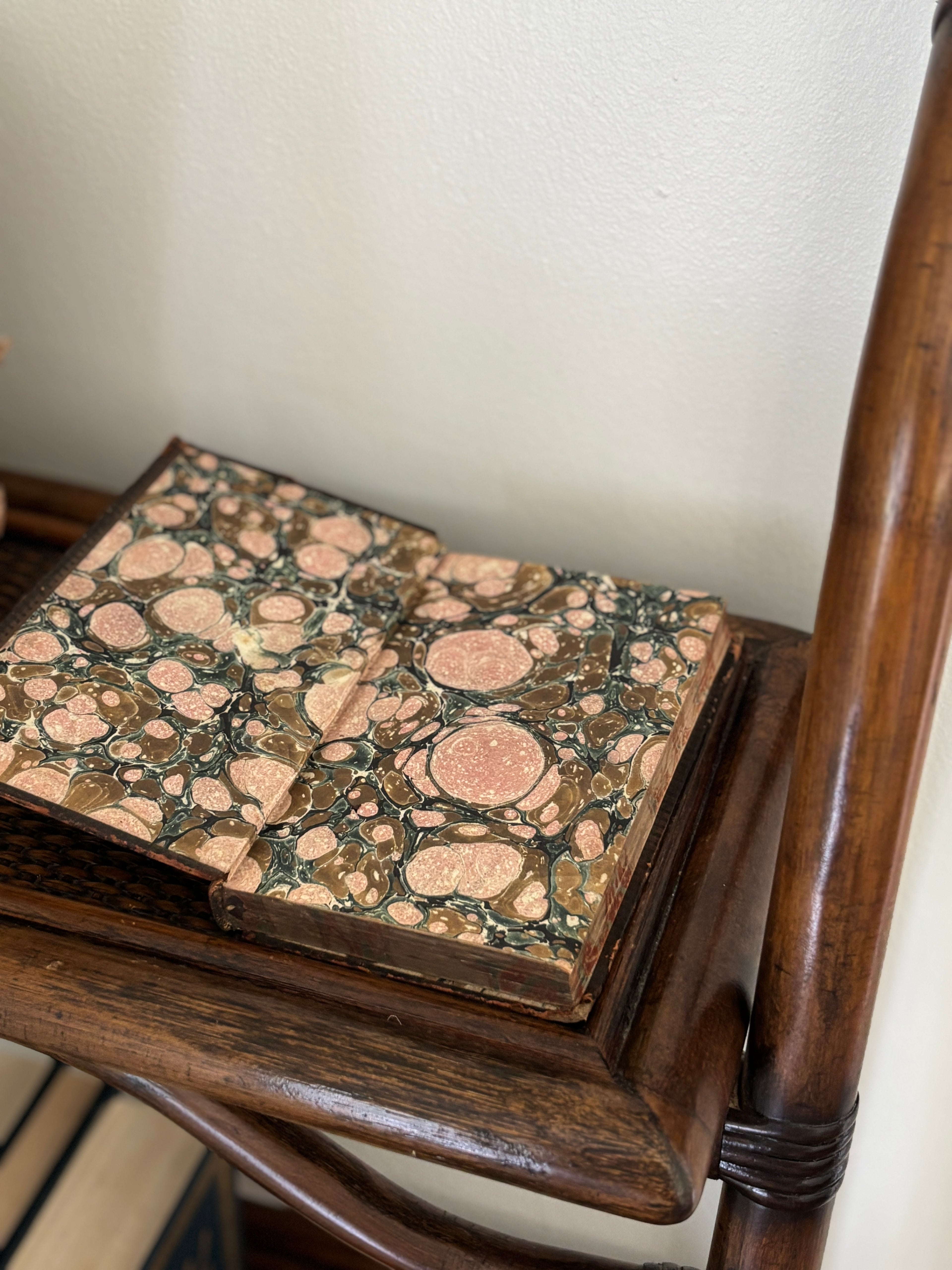 Antique Marbled Book