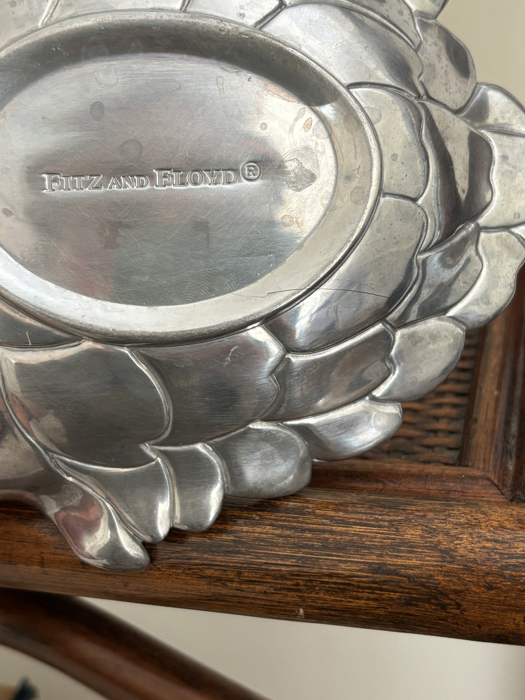 Fitz and Floyd Artichoke Shaped Dish