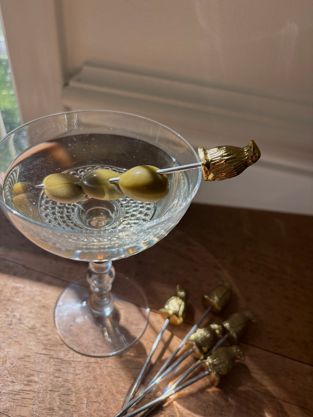 Set of 6 Penguin Cocktail Skewers