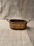 Small Oval Copper Cachepot