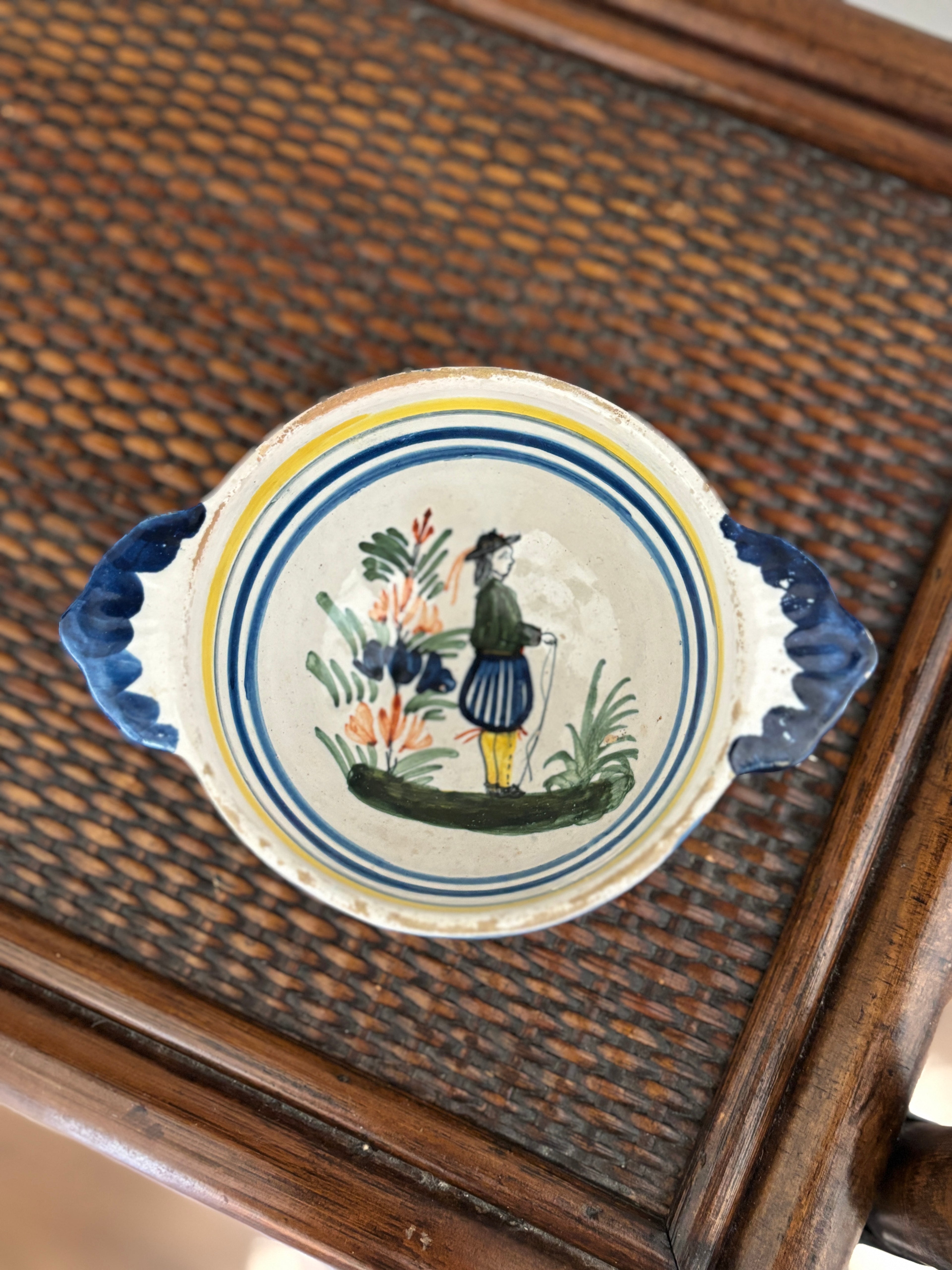 Antique Quimper Fïanece