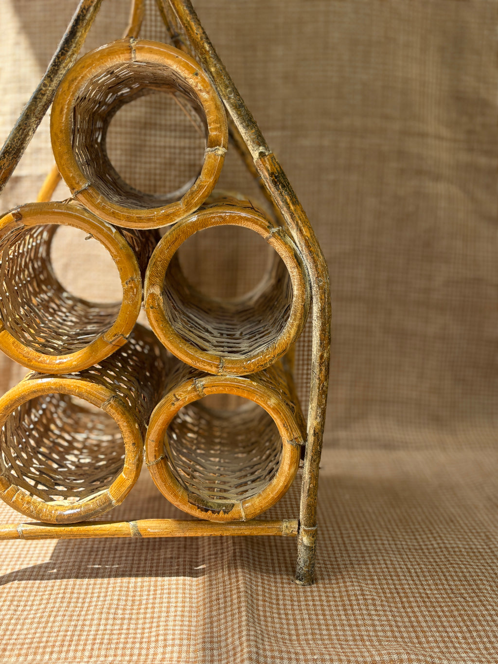 Rattan Wine Rack