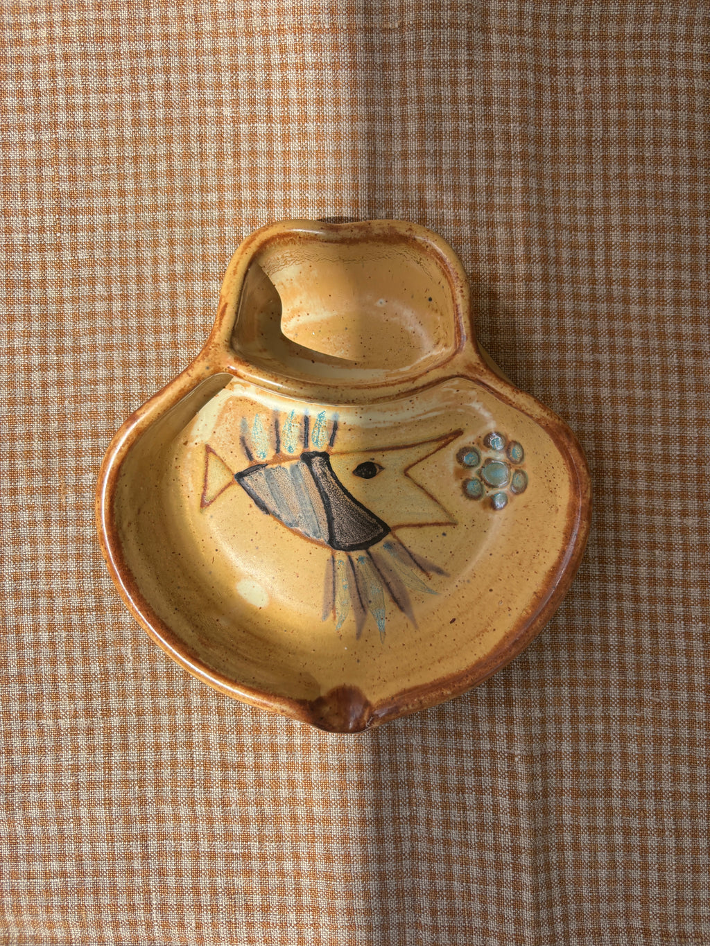 Studio Pottery Olive Dish
