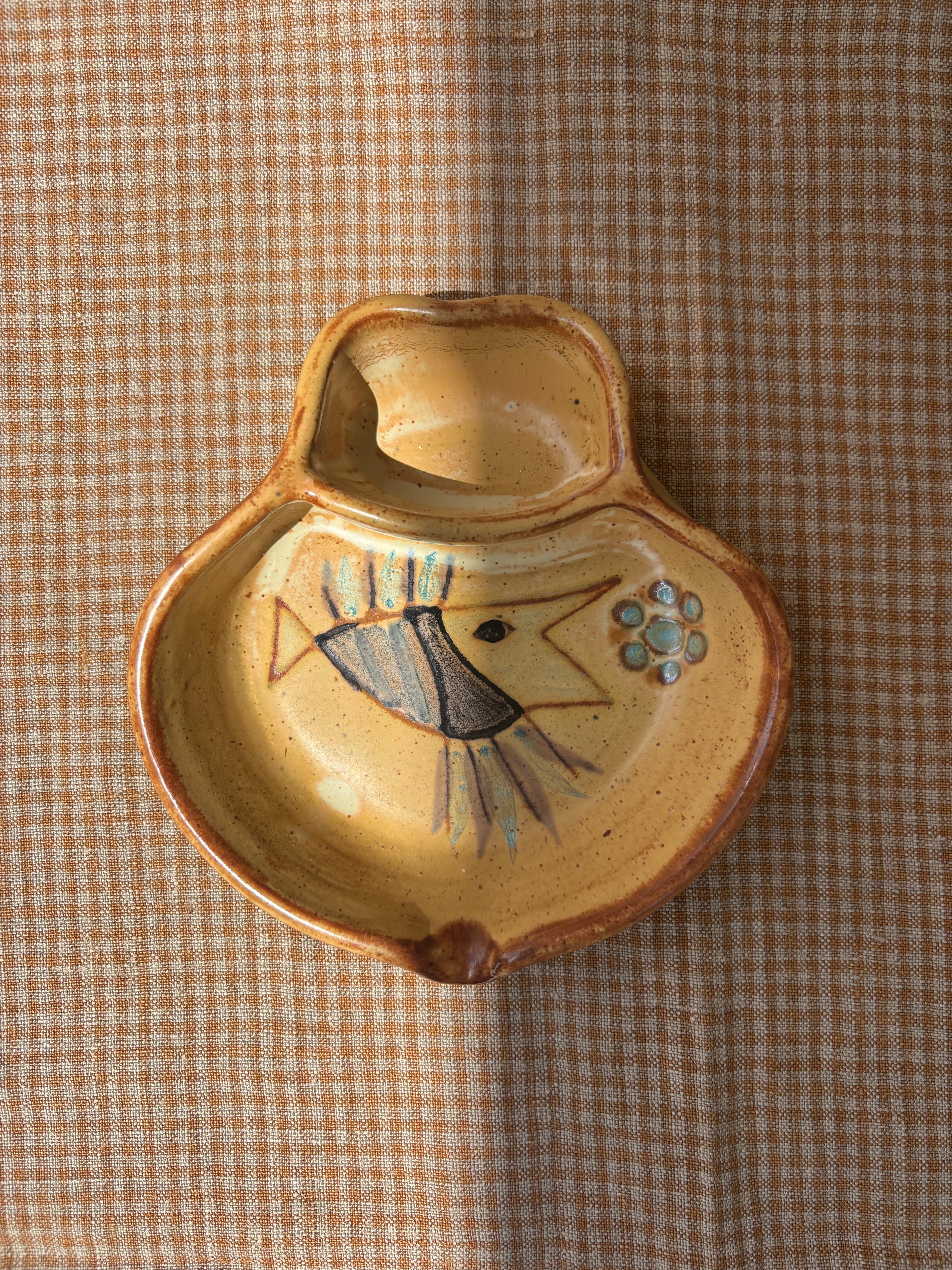 Studio Pottery Olive Dish