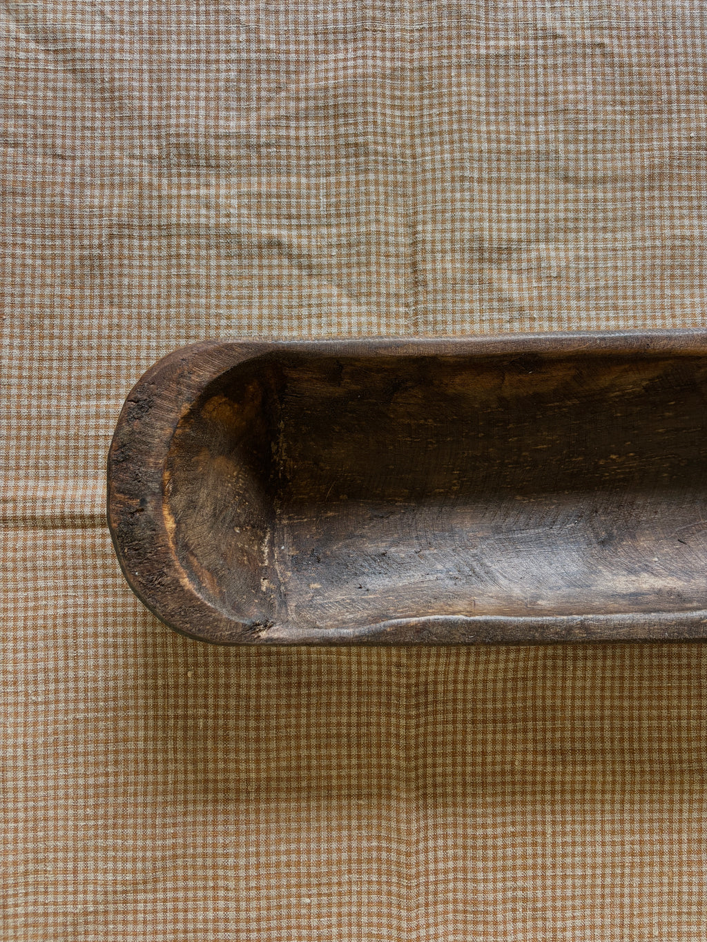 Primitive Wooden Dough Bowl