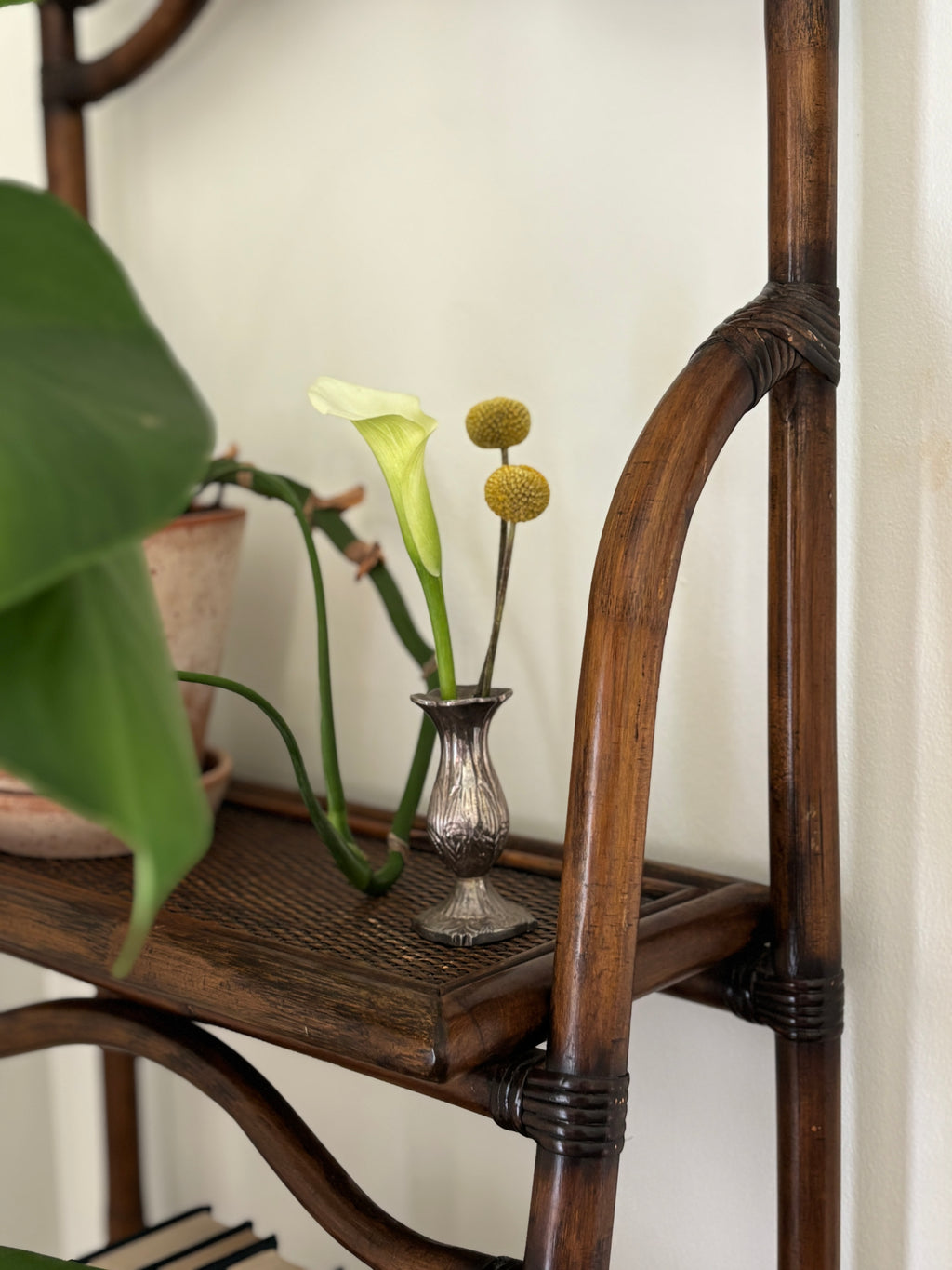 Silver-Plated Bud Vase