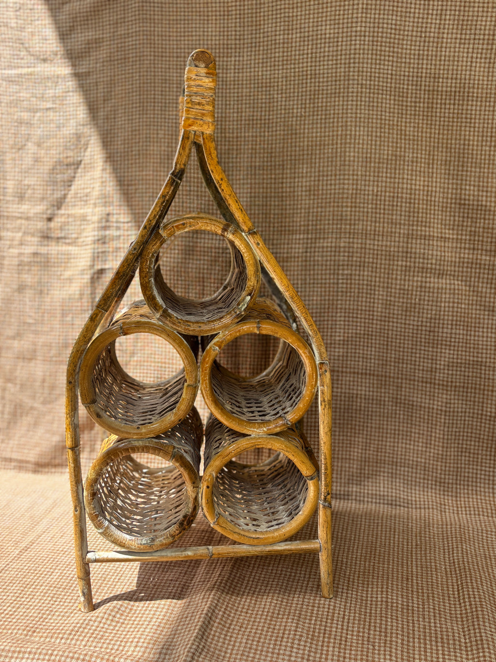 Rattan Wine Rack
