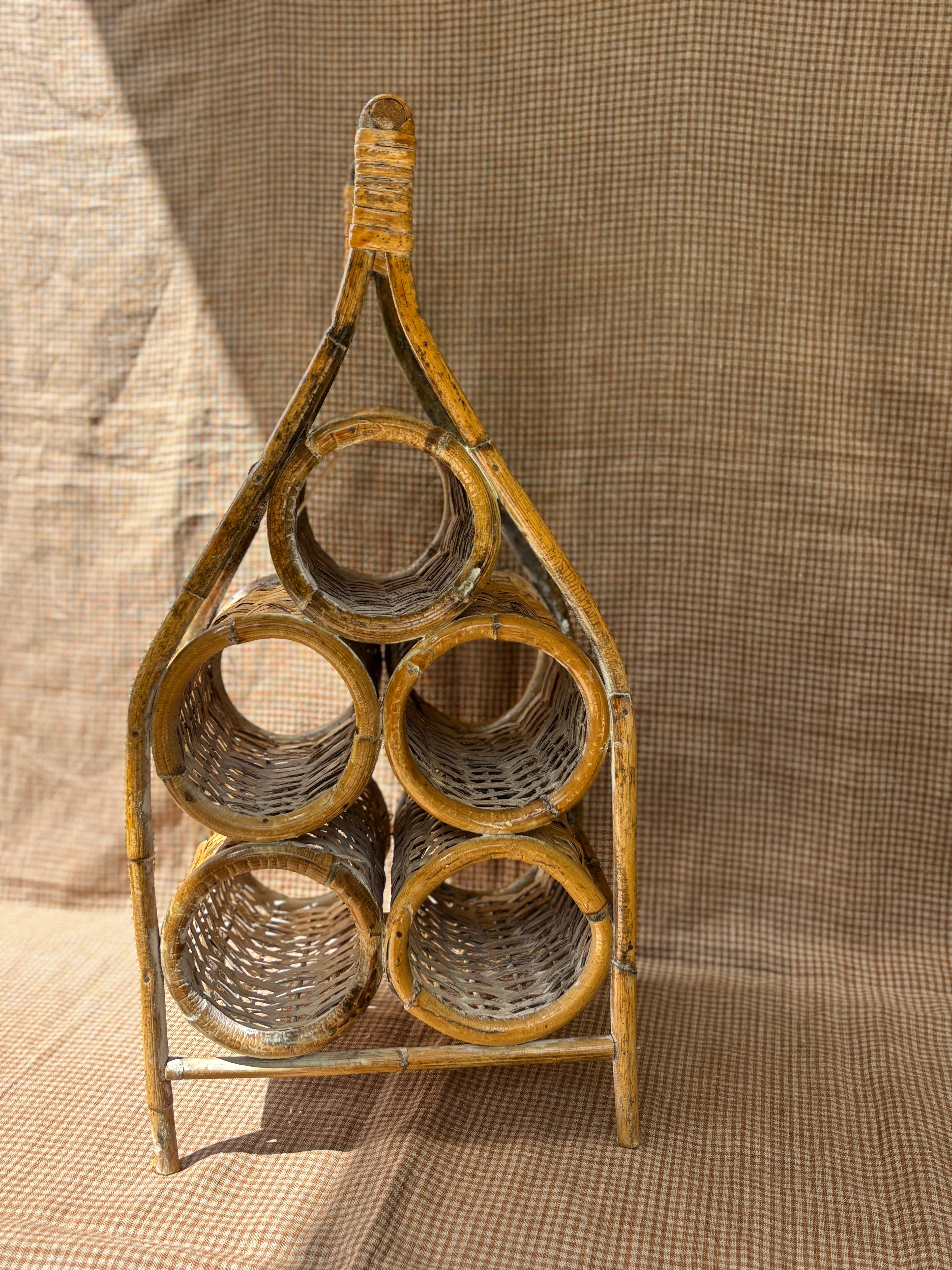 Rattan Wine Rack