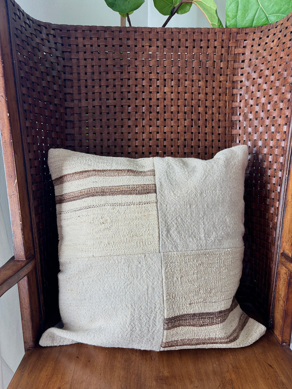 Turkish Pillow Cover Handmade Kilim Cushion 20x20